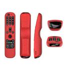 For LG An-MR21GC / AN-MR21N / AN-MR21GA TV Remote Control Silicone Protective Case(Red) - 1