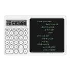 Office Calculator LCD Handwriting Board With Stand(White) - 1