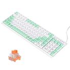 LANGTU GK102 102 Keys Hot Plugs Mechanical Wired Keyboard. Cable Length: 1.63m, Style: Gold Shaft (Matcha Green) - 1