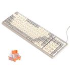 LANGTU GK102 102 Keys Hot Plugs Mechanical Wired Keyboard. Cable Length: 1.63m, Style: Gold Shaft (Beige Knight) - 1