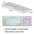 LANGTU GK102 102 Keys Hot Plugs Mechanical Wired Keyboard. Cable Length: 1.63m, Style: Gold Shaft (Beige Knight) - 3
