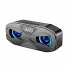 M5 Portable 6D Surround Sound Digital Display Bluetooth Speaker(Black) - 1