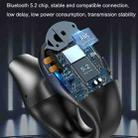 S3 Bone Conduction Sports Drop Off Noise Reduction Wireless Bluetooth TWS Earphone, Style: Digital Edition (White Blue) - 4