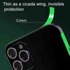 For iPhone  13 Pro Max 3 Sets Luminous Border Film Dustproof  Side Film(Green) - 4