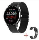 BW0223 Heart Rate/Blood Oxygen/Blood Pressure Monitoring Bluetooth Smart Calling Watch, Color: Mesh Black - 1
