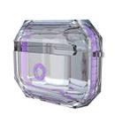 For AirPodS Pro RJT-AP-03 Bluetooth Earphone Transparent Soft Case TPU Protection Cover(Violet) - 1