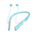 E68 Bluetooth V5.2 Earphones Magnetic Sport Neckband Wireless Headphones With Mic(Sky Blue) - 1