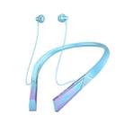 E68 Bluetooth V5.2 Earphones Magnetic Sport Neckband Wireless Headphones With Mic(Gradient Blue) - 1