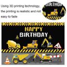 1.5m x 1m  Construction Vehicle Series Happy Birthday Photography Background Cloth(Mdv00452) - 4