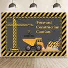 1.5m x 1m  Construction Vehicle Series Happy Birthday Photography Background Cloth(Mdv00968) - 1