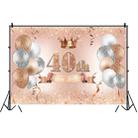 MDN121220 1.5m x 1m Rose Golden Balloon Birthday Party Background Cloth Photography Photo Pictorial Cloth - 1