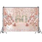 MDU05525 1.5m x 1m Rose Golden Balloon Birthday Party Background Cloth Photography Photo Pictorial Cloth - 1