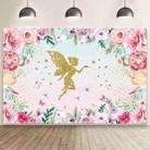 1.5m x 1m Butterfly Pattern Photography Backdrop Birthday Party Decoration Background Cloth(MDT10235) - 1