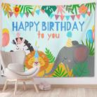Happy Birthday Photo Backdrop Party Decoration Tapestry, Size: 100x75cm(GT56-5) - 1