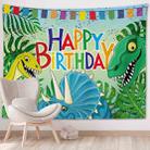 Happy Birthday Photo Backdrop Party Decoration Tapestry, Size: 100x75cm(GT56-9) - 1