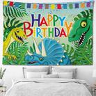 Happy Birthday Photo Backdrop Party Decoration Tapestry, Size: 100x75cm(GT56-9) - 5