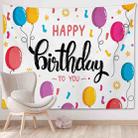 Happy Birthday Photo Backdrop Party Decoration Tapestry, Size: 150x130cm(GT56-1) - 1