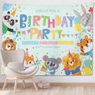 Happy Birthday Photo Backdrop Party Decoration Tapestry, Size: 230x150cm(GT56-8) - 1