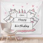 Happy Birthday Photo Backdrop Party Decoration Tapestry, Size: 230x180cm(GT56-2) - 1