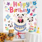 Birthday Layout Hanging Cloth Children Photo Wall Cloth, Size: 150x180cm Velvet(5) - 1