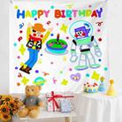 Birthday Layout Hanging Cloth Children Photo Wall Cloth, Size: 150x180cm Velvet(10) - 1