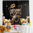 Birthday Layout Hanging Cloth Children Photo Wall Cloth, Size: 150x180cm Velvet(37) - 1