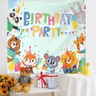 Birthday Layout Hanging Cloth Children Photo Wall Cloth, Size: 150x230cm Velvet(2) - 1