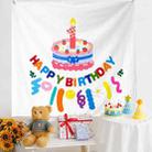 Birthday Layout Hanging Cloth Children Photo Wall Cloth, Size: 150x230cm Velvet(11) - 4