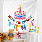 Birthday Layout Hanging Cloth Children Photo Wall Cloth, Size: 180x230cm Velvet(11) - 1