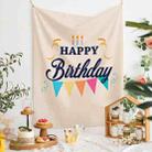 GT282 Birthday Background Cloth Party Scene Arranges Children Photos, Size: 150x200cm Velvet Cloth(28) - 1