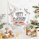 GT282 Birthday Background Cloth Party Scene Arranges Children Photos, Size: 150x200cm Velvet Cloth(11) - 1