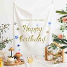 GT282 Birthday Background Cloth Party Scene Arranges Children Photos, Size: 150x200cm Velvet Cloth(17) - 1