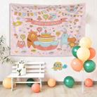 Birthday Background Cloth Cartoon Baby Photo Layout Cloth, Size: Brushed Cloth 200x150cm(GT1837) - 1