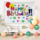 Birthday Background Cloth Cartoon Baby Photo Layout Cloth, Size: Brushed Cloth 200x150cm(GT1848) - 1