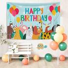 Birthday Background Cloth Cartoon Baby Photo Layout Cloth, Size: Brushed Cloth 200x150cm(GT1849) - 1