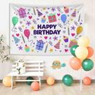 Birthday Background Cloth Cartoon Baby Photo Layout Cloth, Size: Brushed Cloth 230x180cm(GT1847) - 1