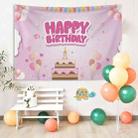 Birthday Background Cloth Cartoon Baby Photo Layout Cloth, Size: Brushed Cloth 230x180cm(GT1851) - 1