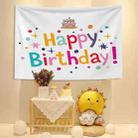 Birthday Background Cloth Cartoon Baby Photo Layout Cloth, Size: Brushed Cloth 230x180cm(GT1855) - 1