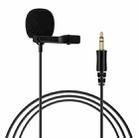 For Rode Wireless Camera Lavalier Microphone, Length 1.5m(Black) - 1