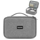 Baona Multifunctional Earphone Data Cable Digital Storage Bag, Spec: Single-layer (Gray) - 1