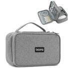 Baona Multifunctional Earphone Data Cable Digital Storage Bag, Spec: 2-layer (Gray) - 1