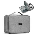 Baona Multifunctional Earphone Data Cable Digital Storage Bag, Spec: XL (Gray) - 1