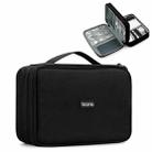 Baona Multifunctional Earphone Data Cable Digital Storage Bag, Spec: XL (Black) - 1