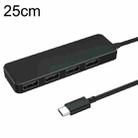 AC3-L43 Type-c/USB-c USB2.0 25cm 4 Ports Expansion Dock Notebook High Speed HUB - 1