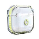 For AirPods 3 RJT-AP-03 Transparent Anti-fall Bluetooth Earphone Protective Sleeve(Fluorescent Yellow) - 1