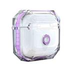 For AirPods 3 RJT-AP-03 Transparent Anti-fall Bluetooth Earphone Protective Sleeve(Violet) - 1