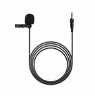 For SONY D11 D21 3.5mm Wireless Lavalier Microphone Camera Clip Collar Mic(Black) - 1