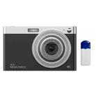C13 2.88 inch 4K 8X Optical Zoom Telescopic Lens HD Digital Camera, Spec: Black+Card Reader+Wiper - 1