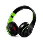 LPT660 Bluetooth Wireless Headset HIFI Stereo Sports Headphones(Black+Green) - 1