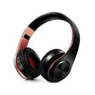 LPT660 Bluetooth Wireless Headset HIFI Stereo Sports Headphones(Black+Rose Gold) - 1